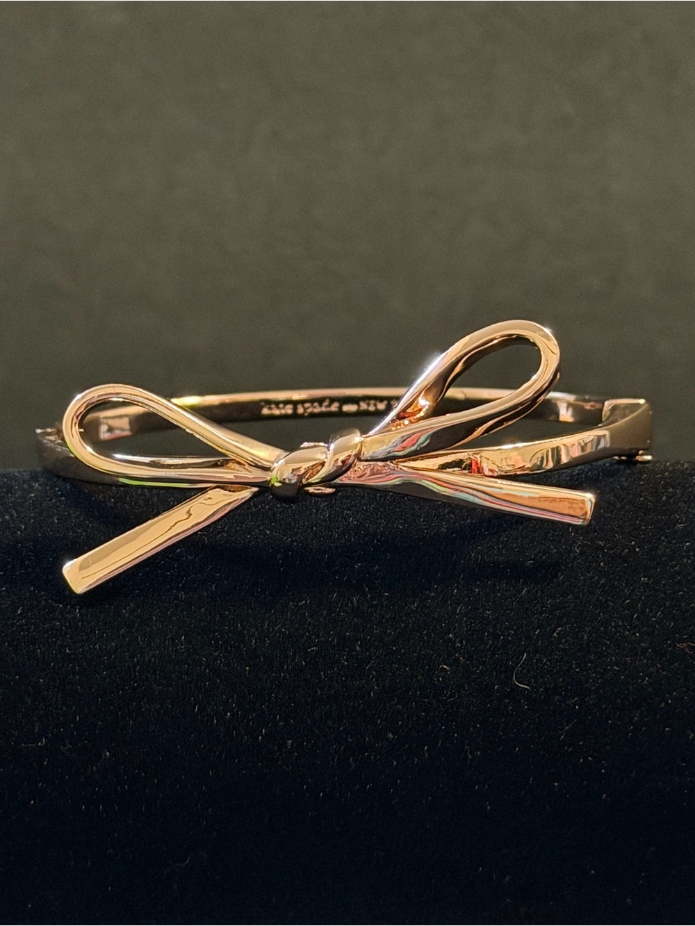kate spade Rose Gold Signature Bangle Bracelet